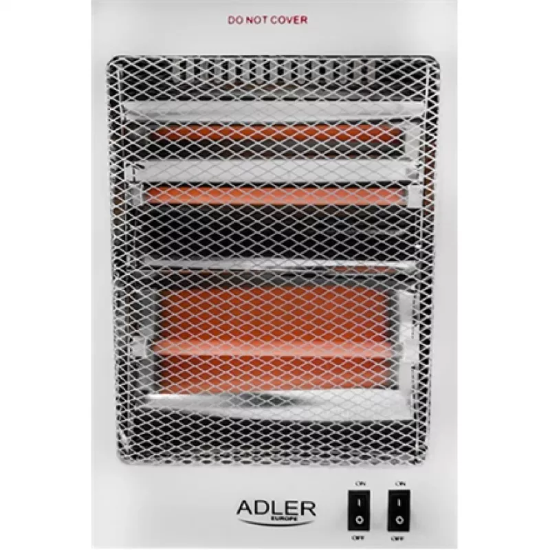 Adler | Kerise | AD 7709 | Halogeenkeris | 800 W | Võimsustasemete arv 2 | Valge