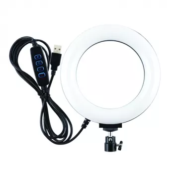 LED-rõngasvalgusti, 16 cm, USB