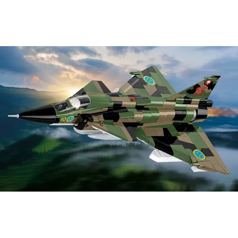 Ehituskomplekt Cobi Blocks Saab AJS 3 Viggen 911 tk mudelikomplekt, 911 osa