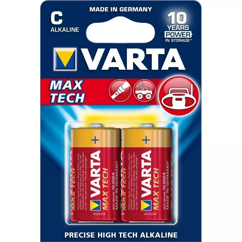 Varta Longlife Max Power - aku 2 x C - aluseline (04714 101 402)