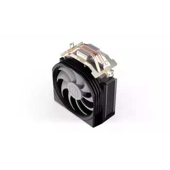 ENDORFY Spartan 5 ARGB, protsessori jahuti, integreeritud Fluctus 120mm ARGB ventilaator, ere ARGB LED valgustus, ühildub AM5, AM4, LGA1700, LGA1200
