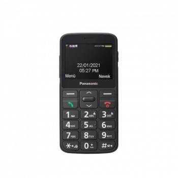 Mobiiltelefon Panasonic KX-TU160 — 2,4 tolli TFT, üks SIM, 2G, 320×240, Bluetooth, USB-C, 0,3 MP kaamera, must