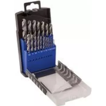 Puuriterade komplekt c.k tools T3103 — HSS, 19 tk, DIN 338, silindriline vars