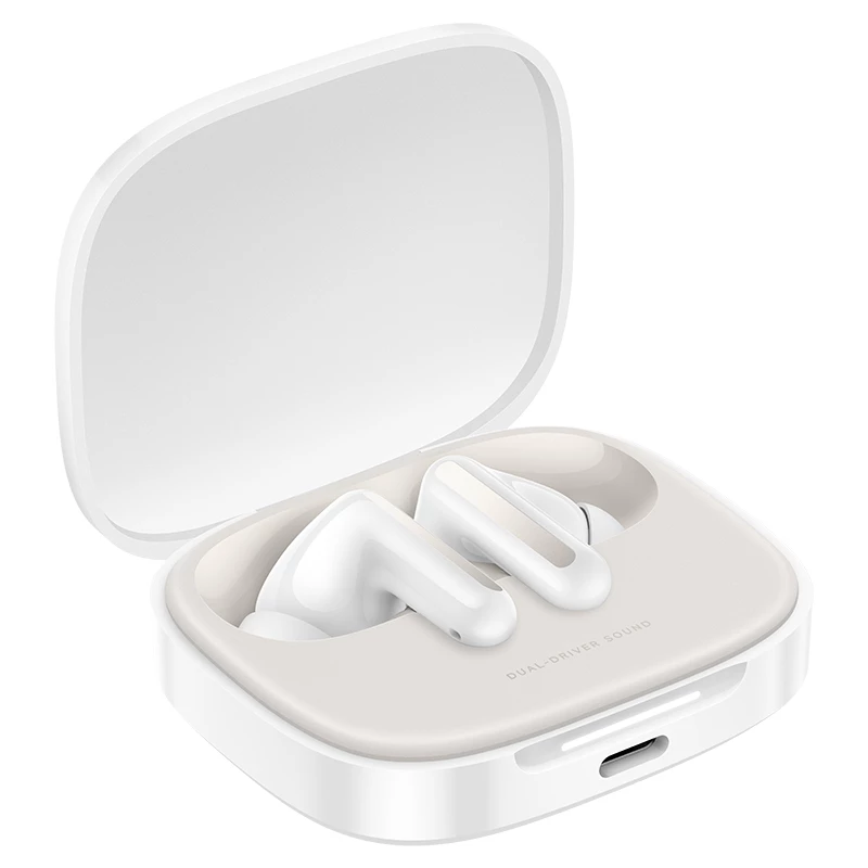 Xiaomi Redmi Buds 6 Bluetooth-kõrvaklapid mikrofoniga Cloud White
