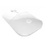 HP Z3700 valge juhtmevaba hiir, mõlemakäeline, optiline, RF-juhtmevaba, 1200 DPI, valge