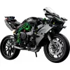 LEGO Technic mootorratta mudel Kawasaki Ninja H2R 42170 — 1:1 mõõtkavas koopia, 643 tükki, juhendileht, alates 10. eluaastast
