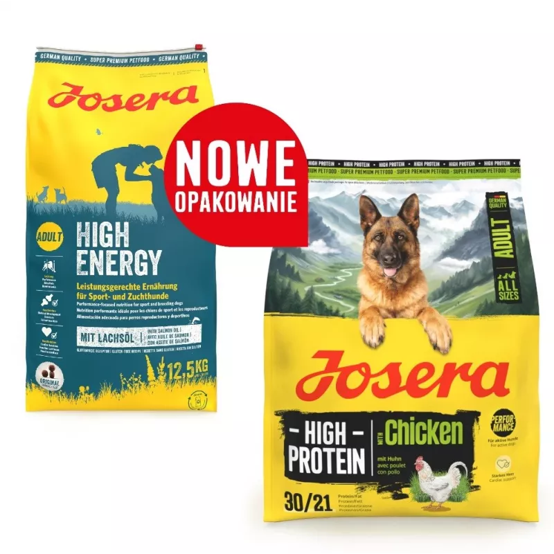 Kuiv koeratoit JOSERA High Protein Adult Chicken — 3 kg kott, kõrge valgusisaldusega täiskasvanute toit