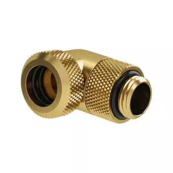 Barrow Multi-Link adapter TWT90KND-K12 90° G1/4 isane 12 mm kõvatorule pööratav, kuldne