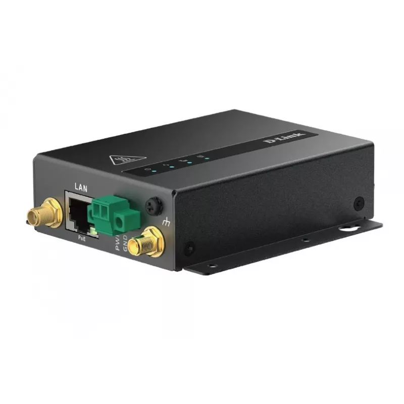 D-Link 5G M2M VPN PoE+ modemruuter, RJ45, välimine, IEEE 802.3at, must, 48 - 57 V, -30 - 70 °C