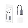 USB-C Gigabit Etherneti adapter Cudy UE10C, USB USB-C isane RJ-45 emasele, 10/100/1000 Mbps, alumiiniumkorpus