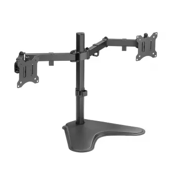 Monitor mount LOGILINK BP0099 for 2 displays, up to 81.3 cm (32 inch), VESA 75x75–100x100, max 8 kg, Must