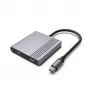 SISEND/VÄLJUNDADAPTER USB-C HDMI/USB3/3-IN-1 A-CM-COMBO3-04 GEMBIRD