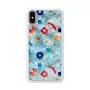 Telefonikorpus iKins iPhone XS / iPhone X S jaoks – valge poppin rock kaitsev tagakate