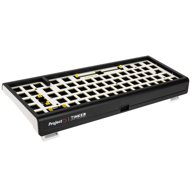Ducky Tinker 65 Barebone klaviatuur Mängimine USB Saksa Must