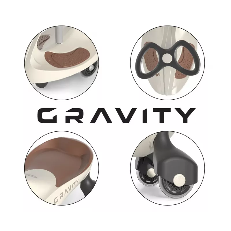 Gravity ride Gravity Beež Pruun