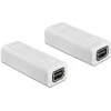 Kaabli pistikuadapter DeLOCK 65450 Mini DisplayPort Valge