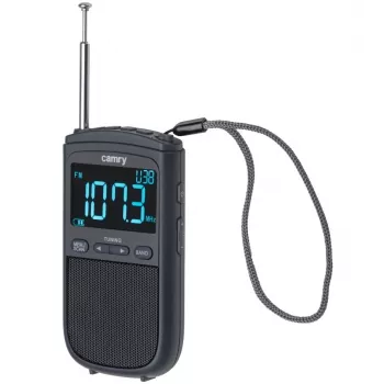 Camry | Kaasaskantav miniraadio | CR 1905 | Äratusfunktsioon | Must