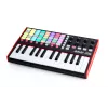 MIDI-kontroller AKAI APC Key 25 MK2 — 25 kiirustundlikku klahvi, 40 padja, RGB-taustvalgustus, 8 enkooderit, USB-toide