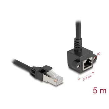 Võrgukaabel DeLOCK 81159 RJ-45 Cat6 5 m Must