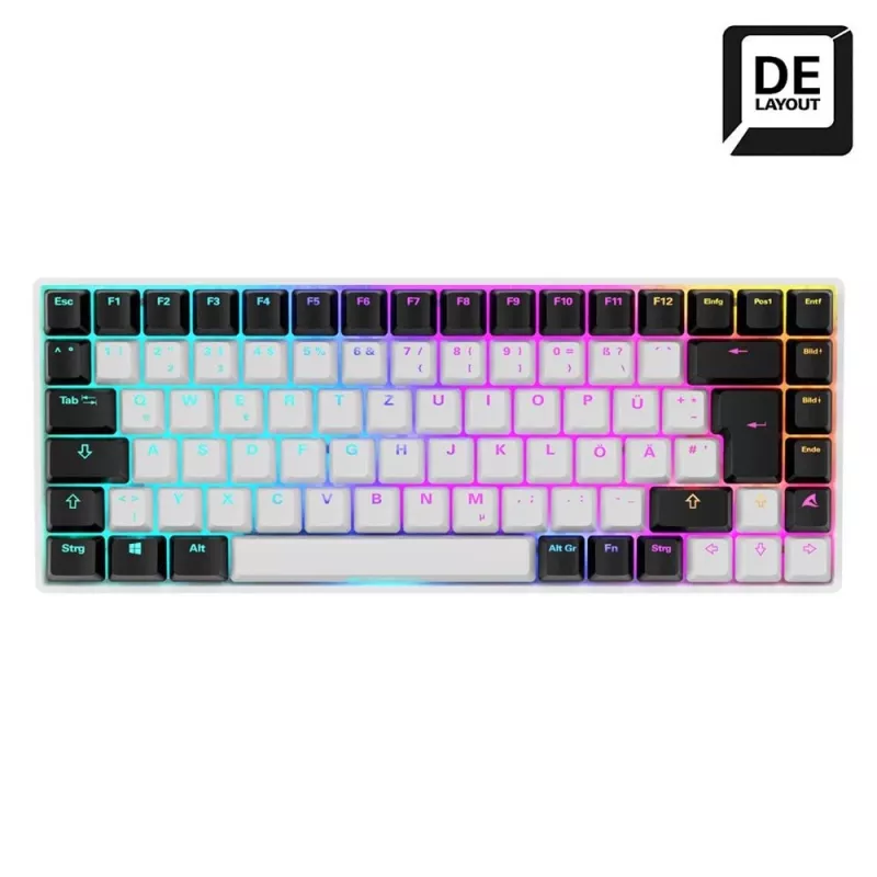 Klaviatuur Sharkoon SKILLER SGK50 S3 75% Valge