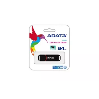 ADATA 64GB DashDrive UV150 USB-mälupulk USB Type-A 3.2 Gen 1 (3.1 Gen 1) Must