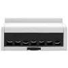 Qoltec kolmefaasiline kahesuunaline elektrooniline arvesti | DIN-rööpale paigaldatav energiatarbimise arvesti | 400V | 100A | LCD | 4P