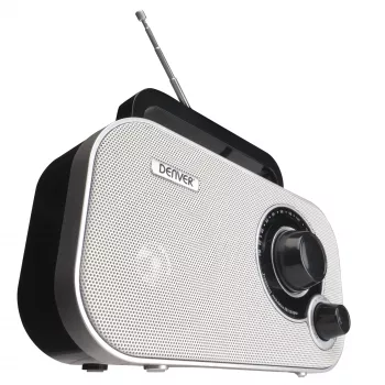 DENVER TR-51WHITE privaatraadio must valge