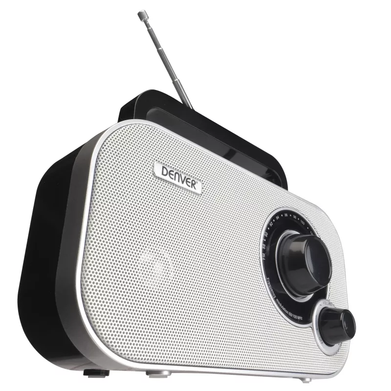 DENVER TR-51WHITE privaatraadio must valge