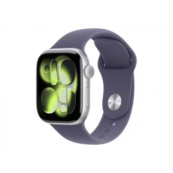 Apple Watch Series 11 GPS + Cellular 42 mm kosmosehall alumiiniumkorpus musta spordirihmaga - S/M | Apple