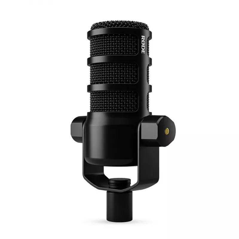 Stuudiomikrofon RØDE PodMic USB — kardioidne XLR/USB, 24-bit/48 kHz, USB-C, kõrvaklapiväljund, pöörlev helitugevus, must