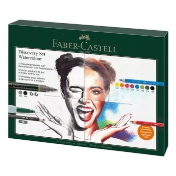 Värvipliiatsikomplekt Faber-Castell Discovery Set — 12 tk, mitmevärviline
