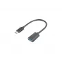 LANBERG AD-UC-UA-04 adapter USB TYPE-C M - USB Type-A F 15cm Must