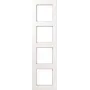 Frame 4-gang shatterproof for horizontal and vertical combinations A5584BFWW (A5584BFWW)