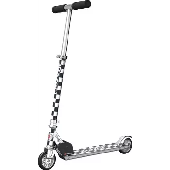 Tõukeratas Razor Model A — kerge kokkupandav tõukeratas täiskasvanutele/teismelistele, alumiiniumist, reguleeritav juhtraud, max koormus 65 kg