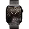 APPLE Watch Series 10 GPS + Cellular 42 mm kiltkivist titaanist korpus kiltkivist Milano aasaga