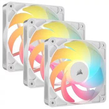 Jahutusventilaator CORSAIR RS120-R 120mm Valge ARGB 25mm paksus