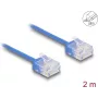 Võrgukaabel DeLOCK RJ45 Cat.6 2m sinine