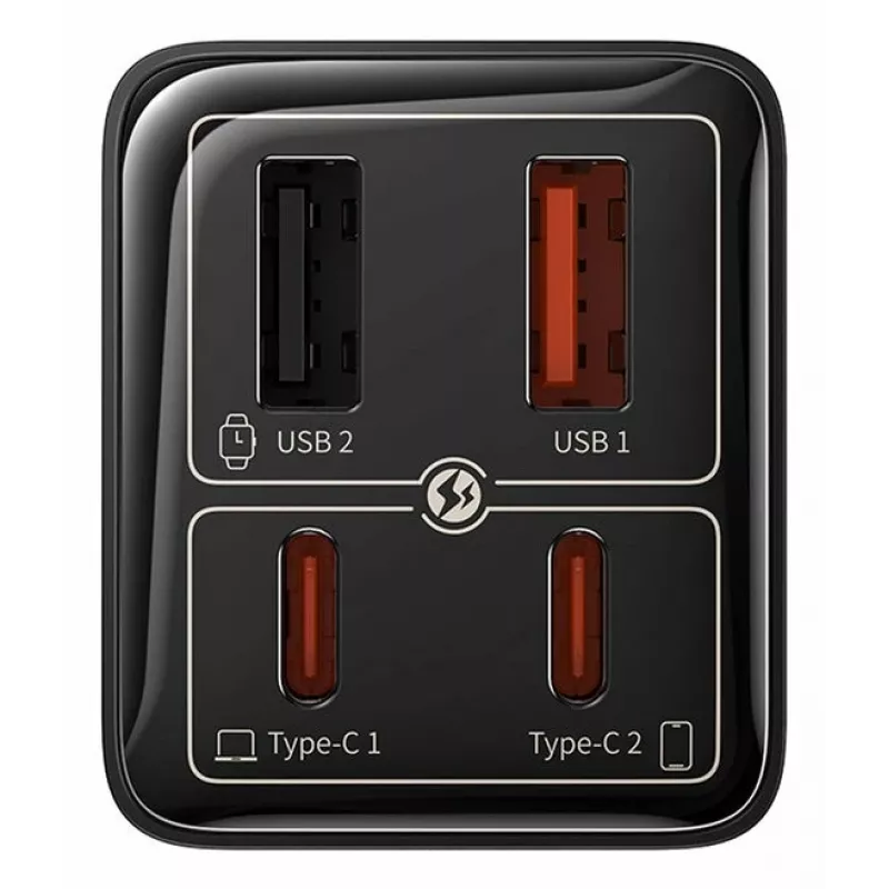 Baseus GaN6 Pro universaalne must AC kiirlaadimine siseruumides
