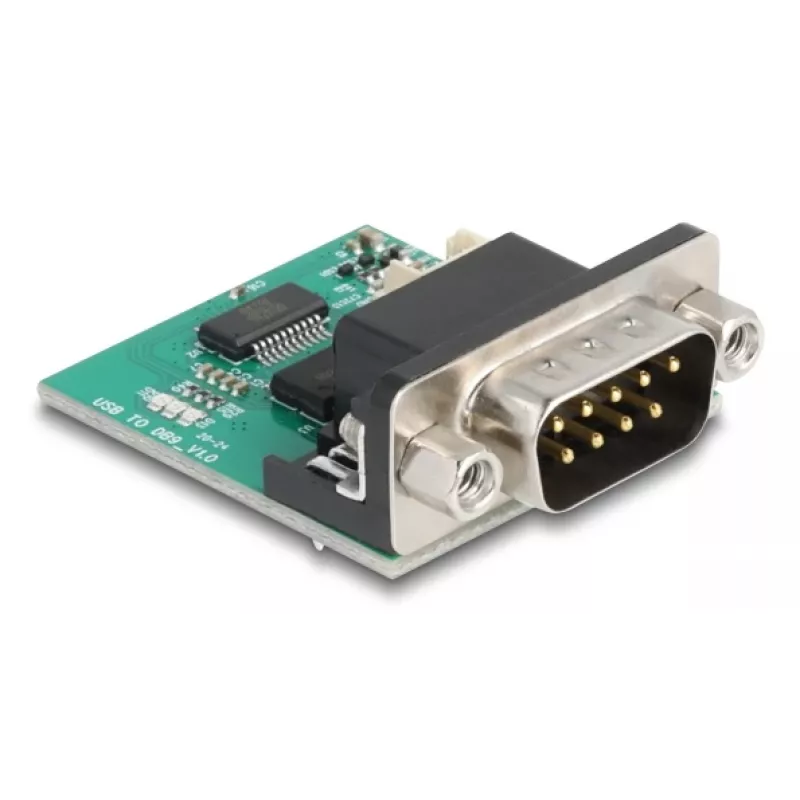 DeLOCK 90781 Jadamuundur Repiiter Isolaator USB 2.0 RS-232 Must Roheline