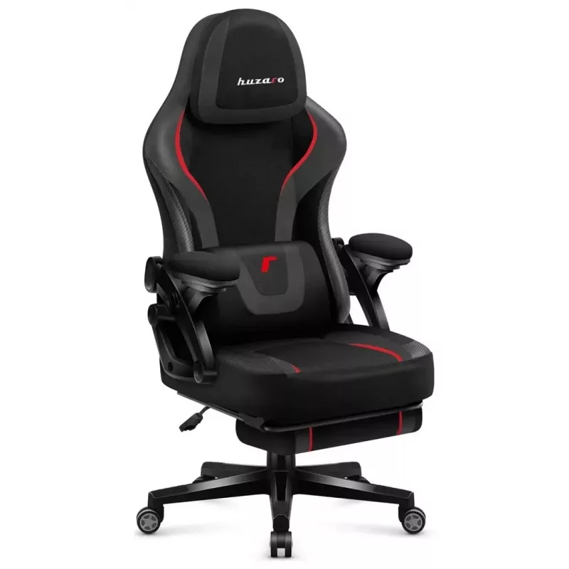 Mängutool huzaro Force 4.6 — ergonoomiline riidest iste, reguleeritav kõrgus ja kalle, nimmetugi, max 130 kg, istme laius 41 cm