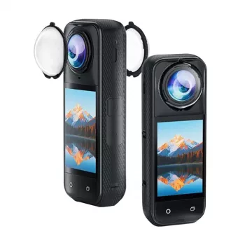 Objektiivi varjuk Puluz PU749T Insta360 X5 kaamerale — päikesevarju tarvik