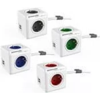 Toitepikendus 4 vahelduvvoolu pistikupesa välitingimustesse Allocacoc Power Cube
