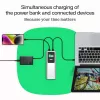 Kaasaskantav aku Green Cell PBGC25UD, 25200 mAh, Li‑Ion, 140 W koguvõimsus, 2× USB‑C + 1× USB‑A, OLED-ekraan, alumiiniumkorp