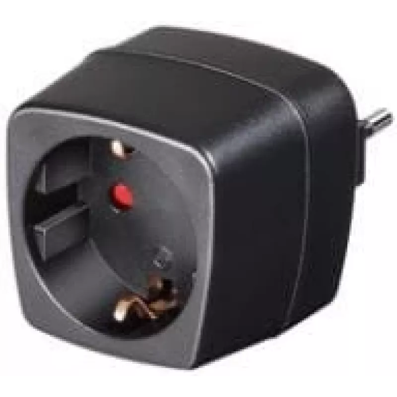 Toiteadapter/pistikupesade adapter Brennenstuhl 1508470 — siseruumides, 250 V sisend, 10 A, must