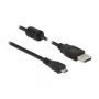 USB-kaabel DeLOCK 5m USB 2.0-A Micro-B Must