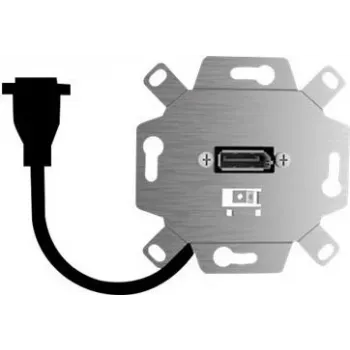 DisplayPorti pistikupesa mehhanism Rutenbeck KM-DP KP Up 0 juhtmeotsaga 15 cm metallist