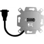 DisplayPorti pistikupesa mehhanism Rutenbeck KM-DP KP Up 0 juhtmeotsaga 15 cm metallist