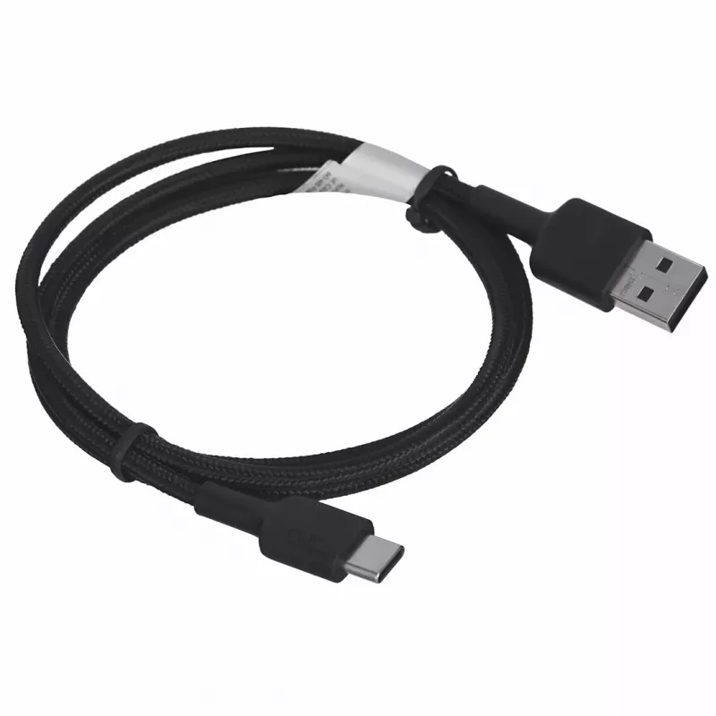 USB-A–USB-C kaabel AUKEY CB-CD30 0,9 m – must, punutud, USB PD 3.0, 0,48 Gbit/s