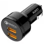 CC-T8 ülikiire auto laadija 2xUSB 3.0 6A 36W + mikro-USB kaabel 1m