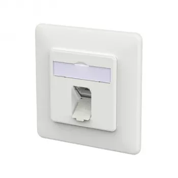 METZ CONNECT Ühenduspesa E-DAT C6A LSA++ 1 Port UP verkehrswei
